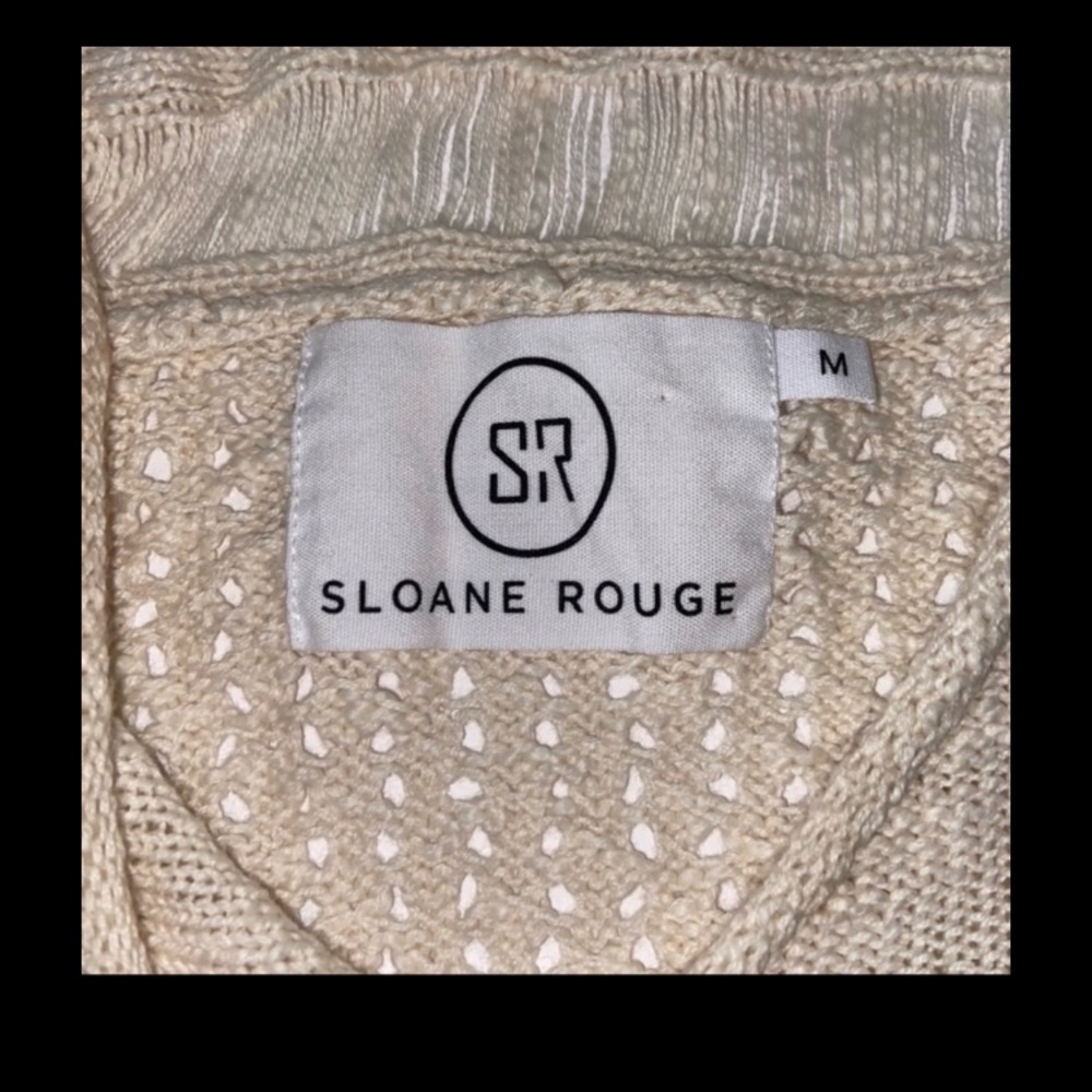 ✨ Sloane Rouge for Anthropologie Boho Fringe Top – Effortless Festival Vibes 🤍🌿✨ - Picture 12 of 12